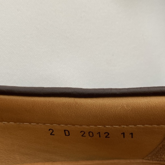 Prada Brown Leather Slip on Loafers US12/Prada 11 Men's Shoes - Medium Width - Picture 8 of 8